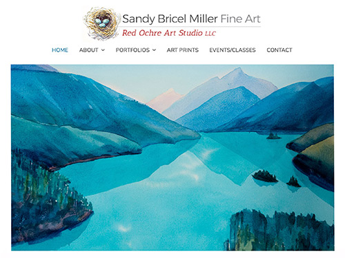 website of artist sandy bricel miller